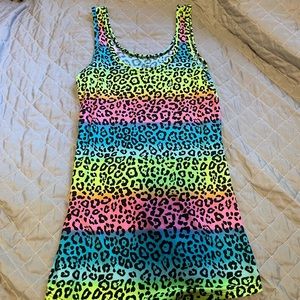 Colorful cheetah print